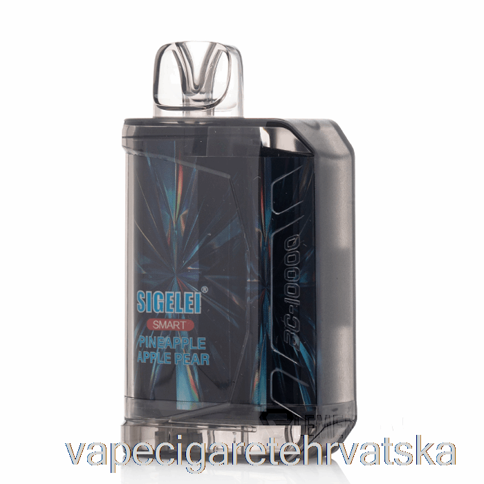 Vape Cigarete Sigelei Smart Ac10000 0% Bez Nikotina Za Jednokratnu Upotrebu Ananas Jabuka Kruška